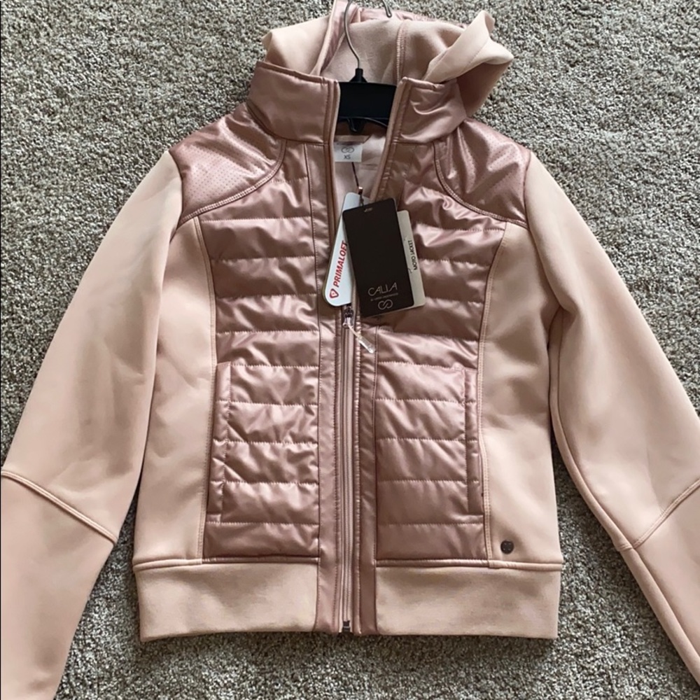pink coat